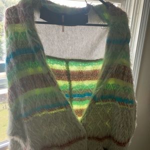 Fuzzy cardigan